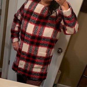 Like new plaid winter coat